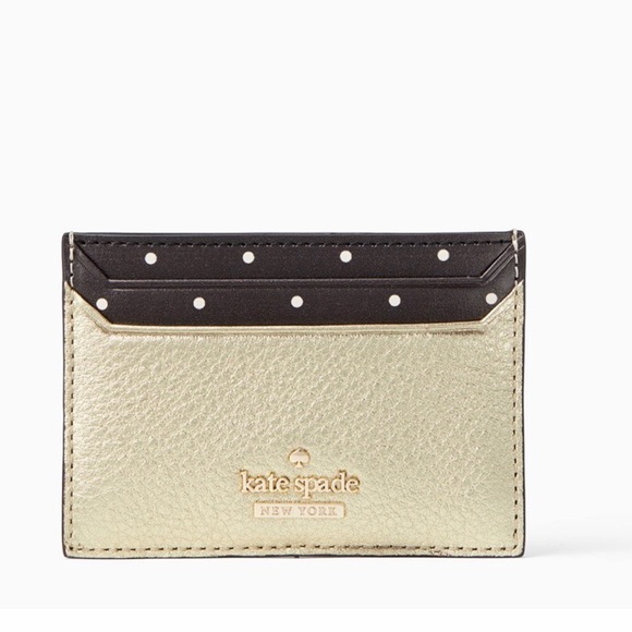 kate spade Accessories - Kate Spade Dotted Card Holder